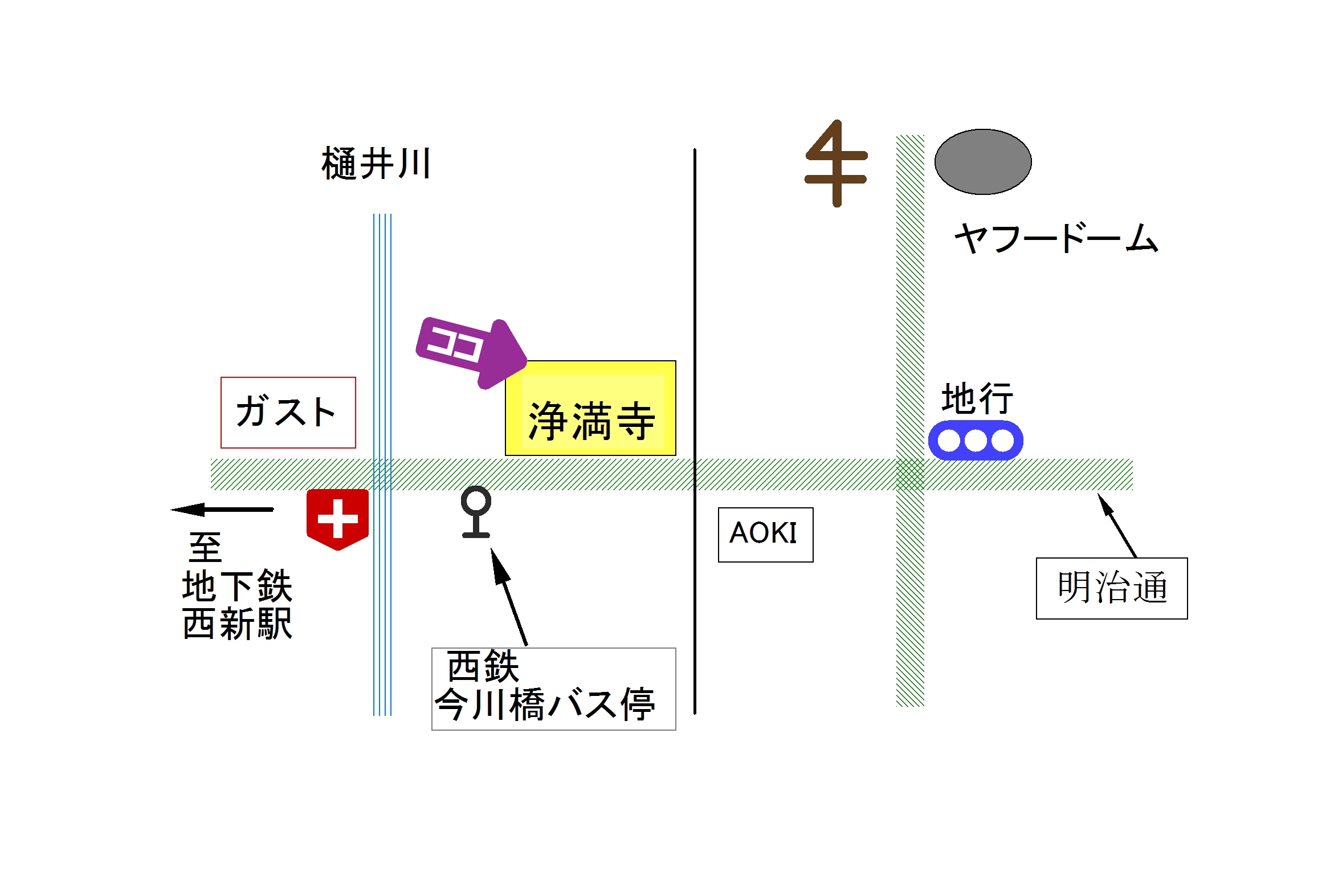 浄満寺地図